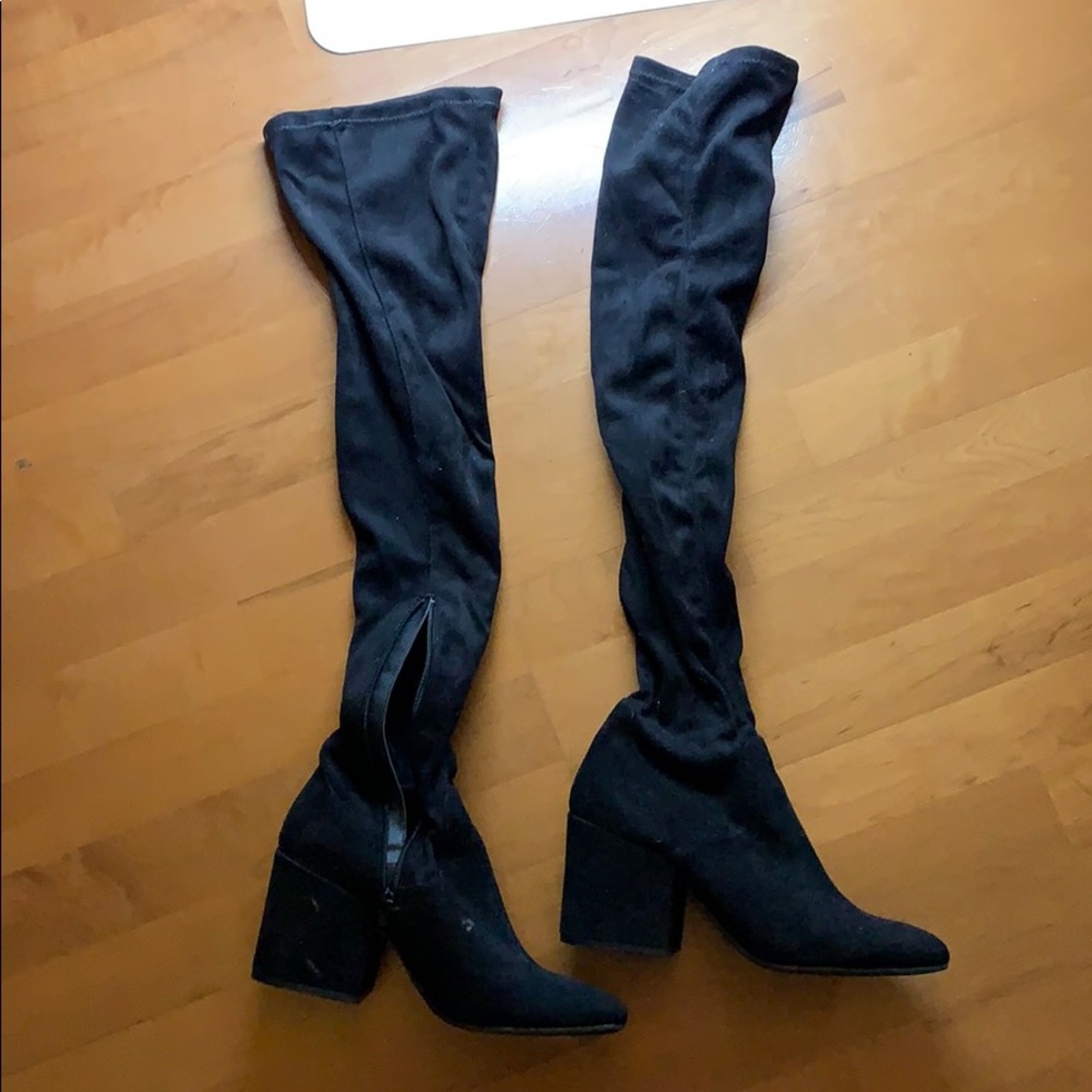 Over the knee high boots